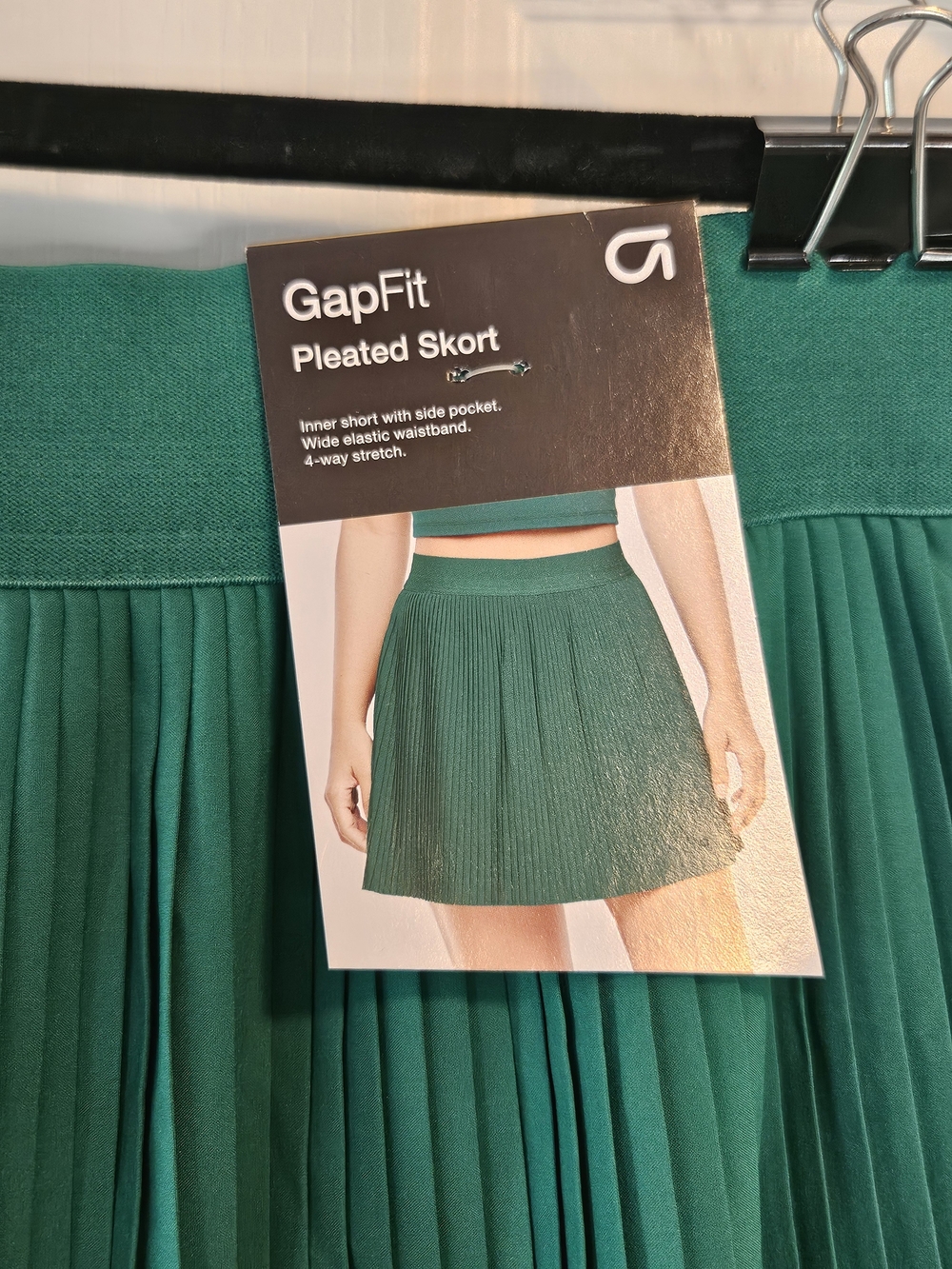 GAP Fit Pleated Skort in Teal